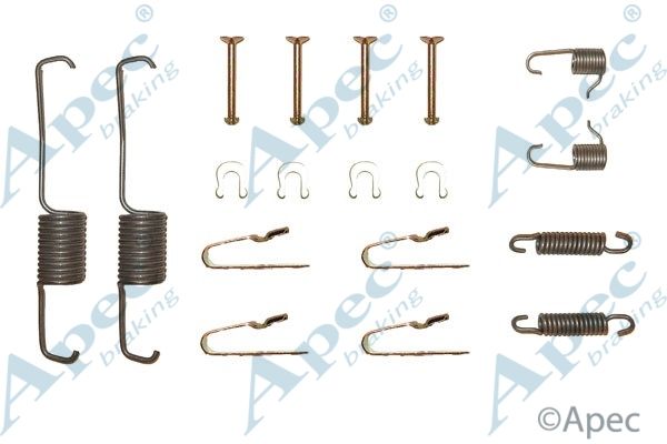 APEC BRAKING Комплектующие, тормозная колодка KIT703